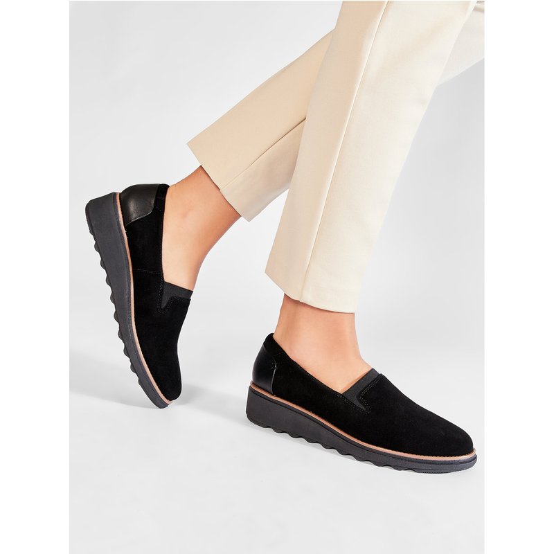 Halbschuhe Clarks Sharon Dolly 261558194 Schwarz