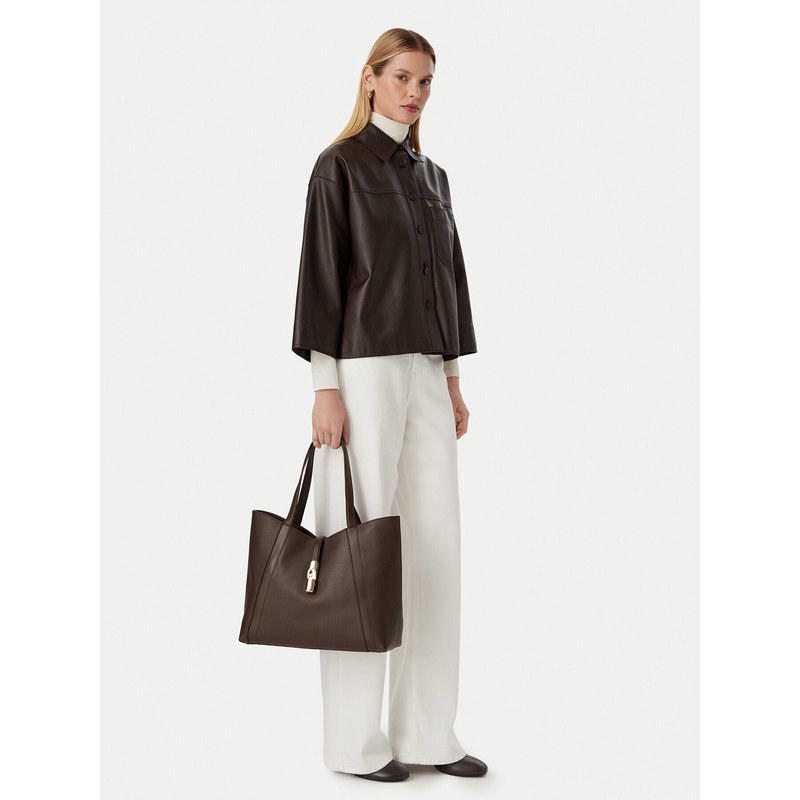 Handtasche Furla Goccia L WB01788 BX3353 CN 2460S Dunkelbraun