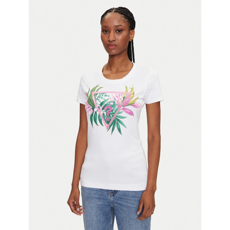 Guess T-Shirt 172941 Weiß Classic Fit