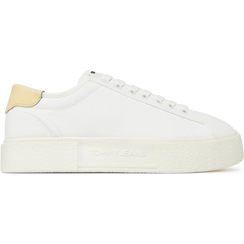 Sneakers Tommy Jeans Tjw Flatform Canvas Sneaker EN0EN02792 Écru
