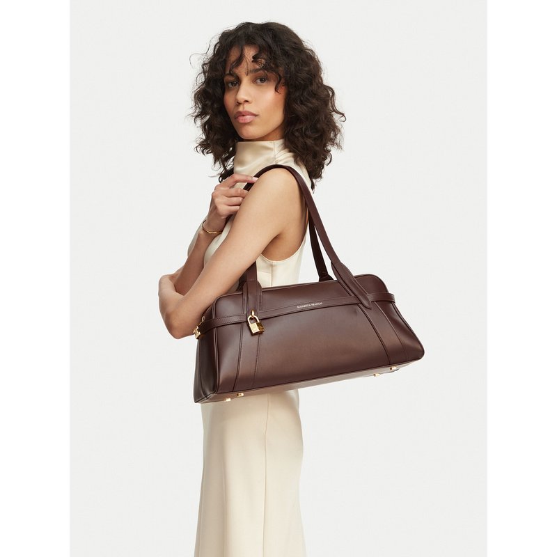 Handtasche Elisabetta Franchi BS-31N-62E2-V1000 Dunkelbraun