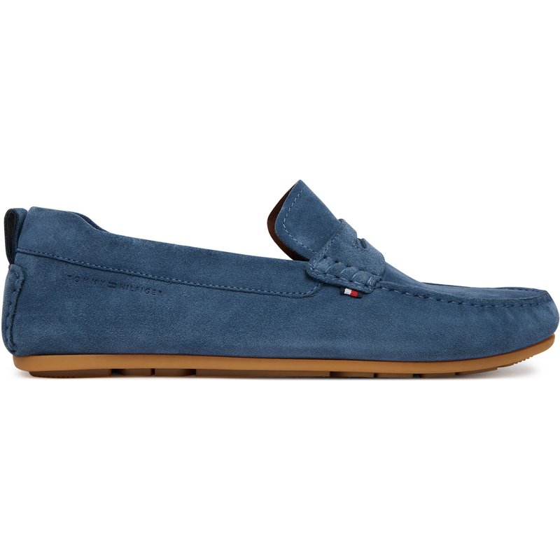 Mokassins Tommy Hilfiger Core Hilfiegr Suede Driver FM0FM05789 Blau