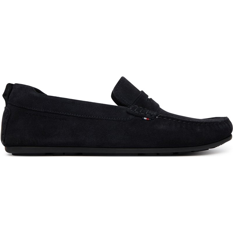 Mokassins Tommy Hilfiger Core Hilfiegr Suede Driver FM0FM05789 Dunkelblau