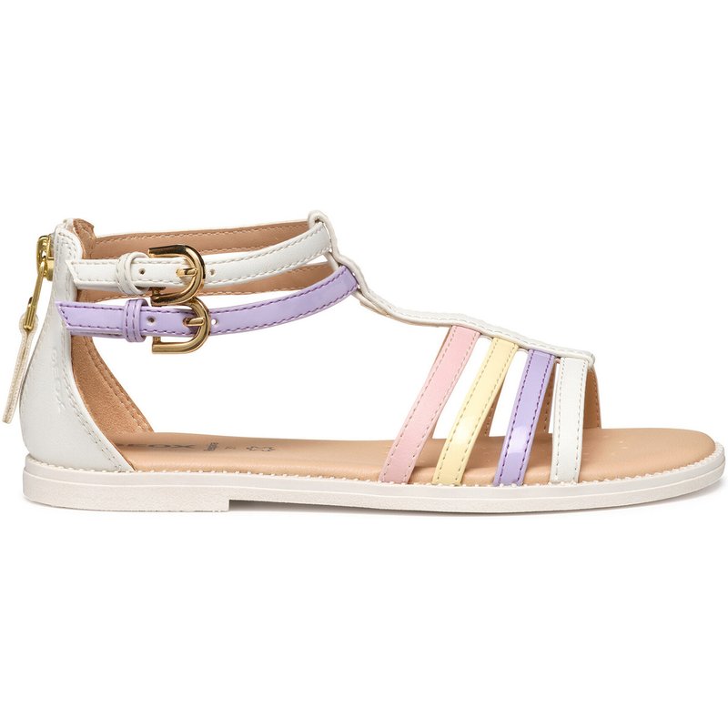 Sandalen Geox Jr Karly J7235D 5402 C0761 M Weiß
