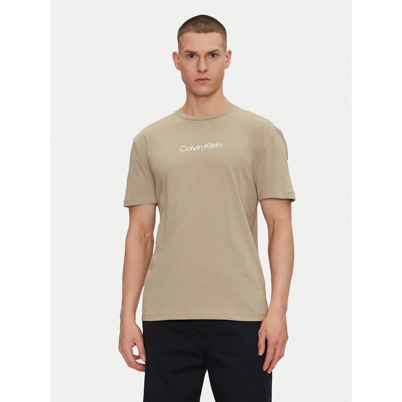 Calvin Klein T-Shirt Hero K10K111346 Beige Regular Fit