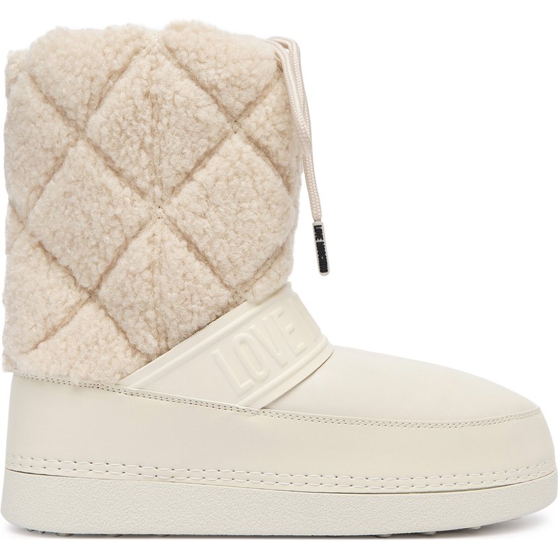 Schneeschuhe LOVE MOSCHINO JA24422G0NISJ12B Écru