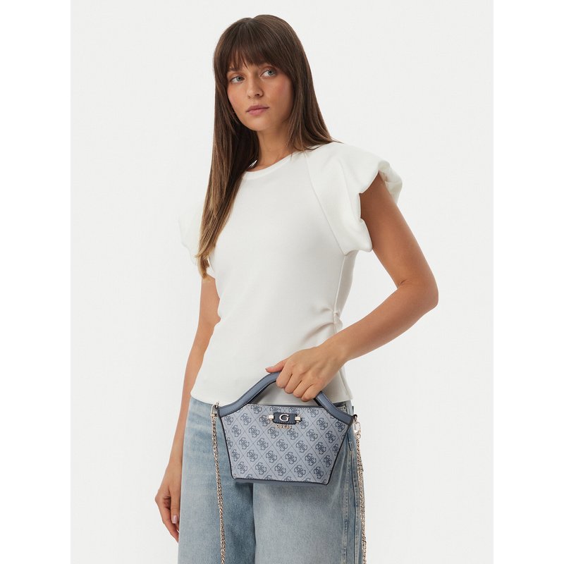 Handtasche Guess Lindsey Mini HWSG97 49750 Blau