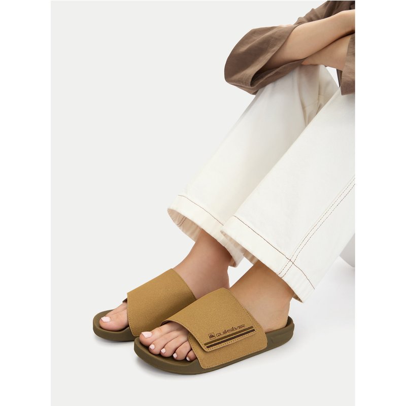 Pantoletten Quiksilver EO-POCHI SUEDE CQ10164BT Beige