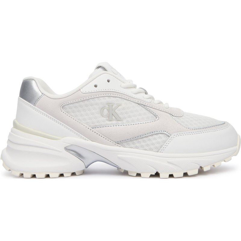 Sneakers Calvin Klein Hike Runner Mesh Mix Met Mg YW0YW02009 Weiß