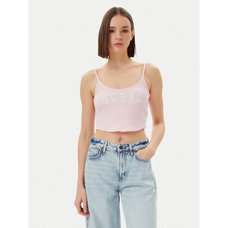 Guess Top V5GP16 K8RT2 Rosa Regular Fit