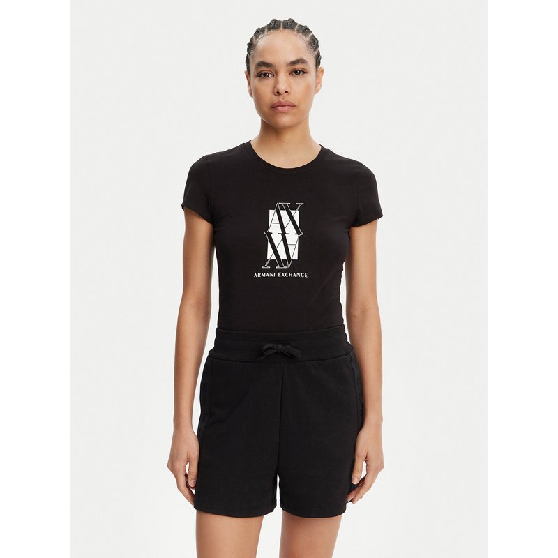 Armani Exchange T-Shirt XW000511 AF11929 UC001 Schwarz Slim Fit