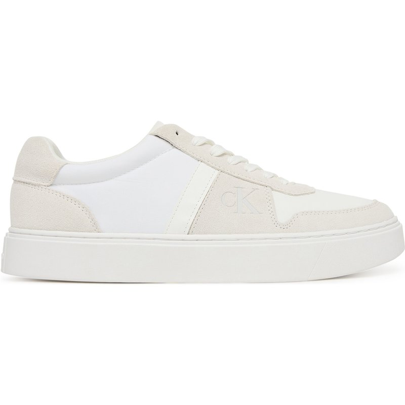 Sneakers Calvin Klein Classic Cups Lace Mix Emb Tongue YM0YM01395 Weiß