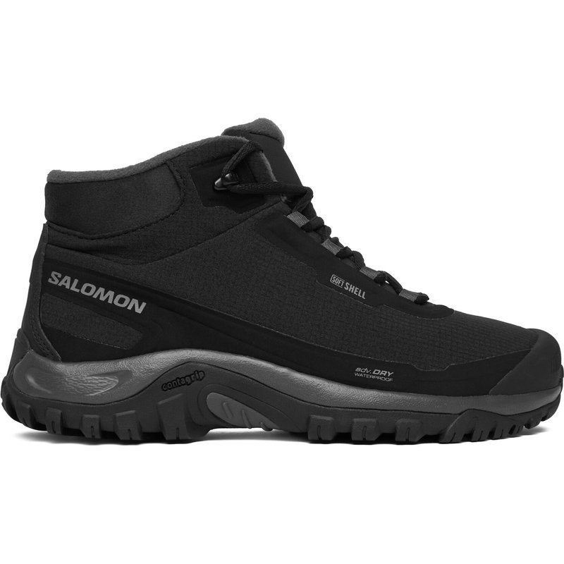Trekkingschuhe Salomon Shelter Waterproof L47854200 Schwarz