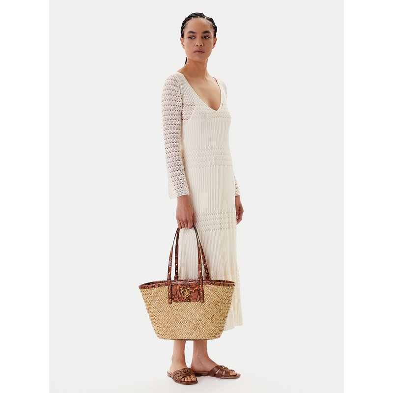 Handtasche PINKO Love Summer Basket PE 25 PLTT 103324 A2GO Beige