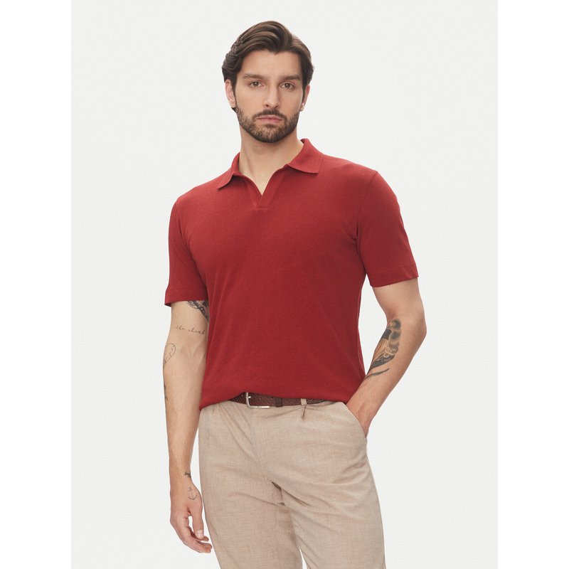 Marc O'Polo Poloshirt 523 2091 53026 Rot Regular Fit