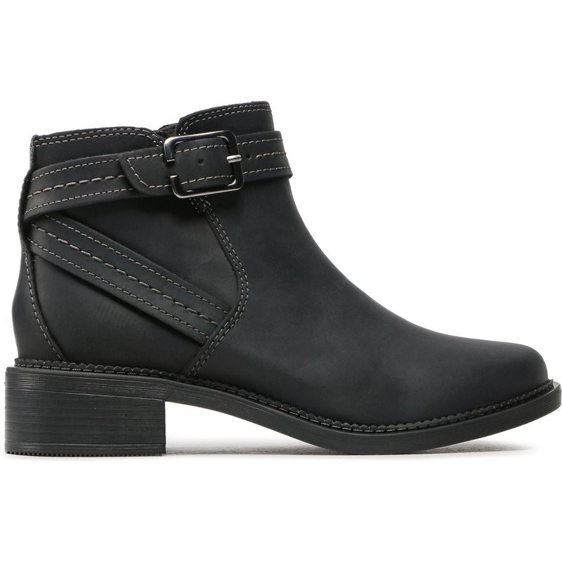 Stiefeletten Clarks Maye Strap 261680754 Schwarz