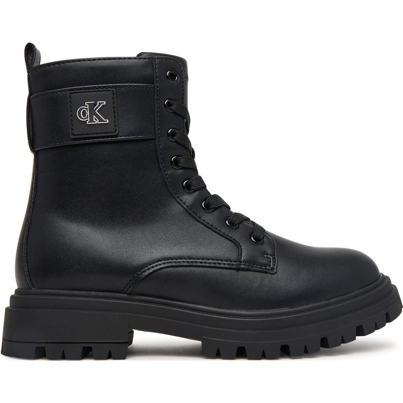 Schnürstiefeletten Calvin Klein Lace-Up Bootie V3A5-83420-1355 Schwarz