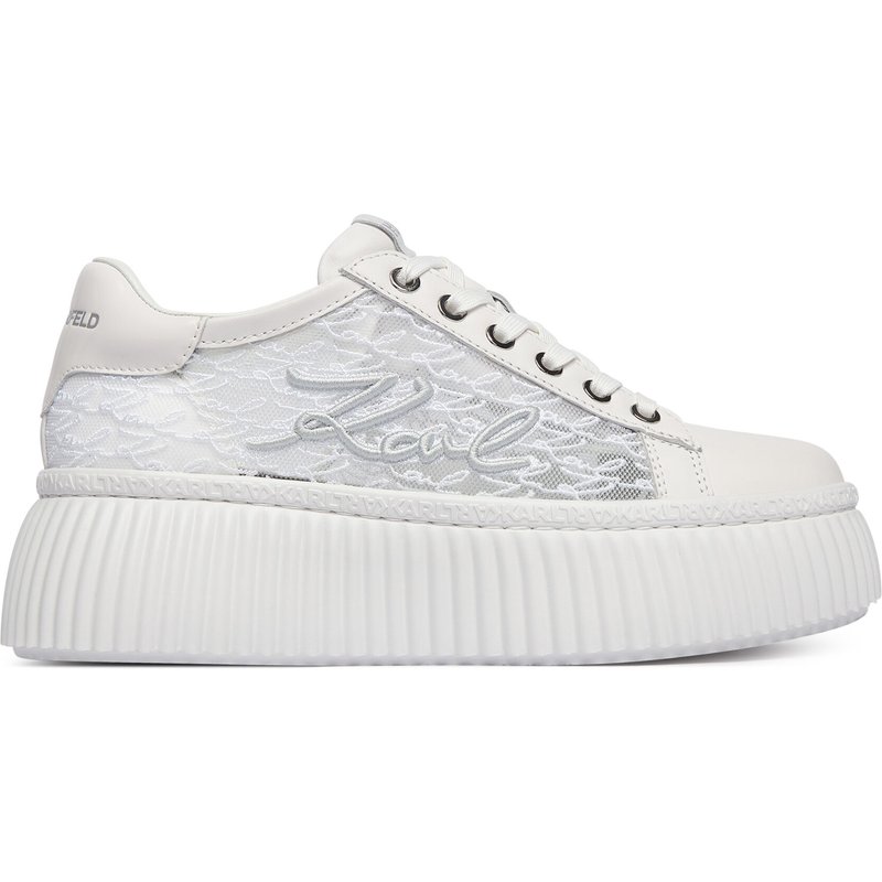 Sneakers KARL LAGERFELD Kreeper Lo KL42326 Weiß