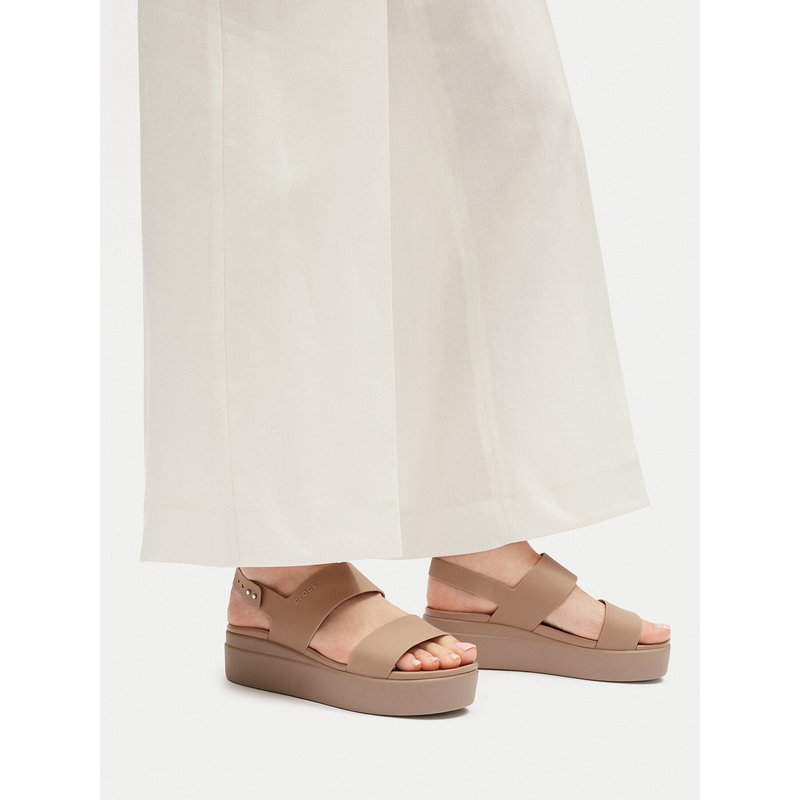 Sandalen Crocs Brooklyn Low Wedge W 206453 Beige