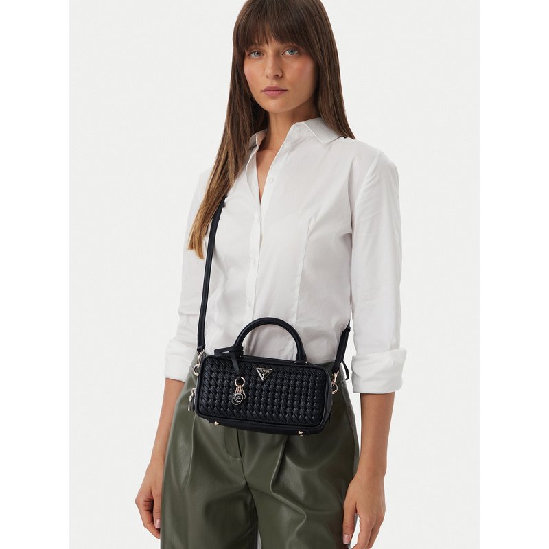 Handtasche Guess Kora Mini HWWG97 48760 Schwarz