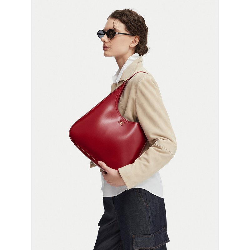 Handtasche Calvin Klein Ck Medium Shoulder Bag LV04F3522G Rot