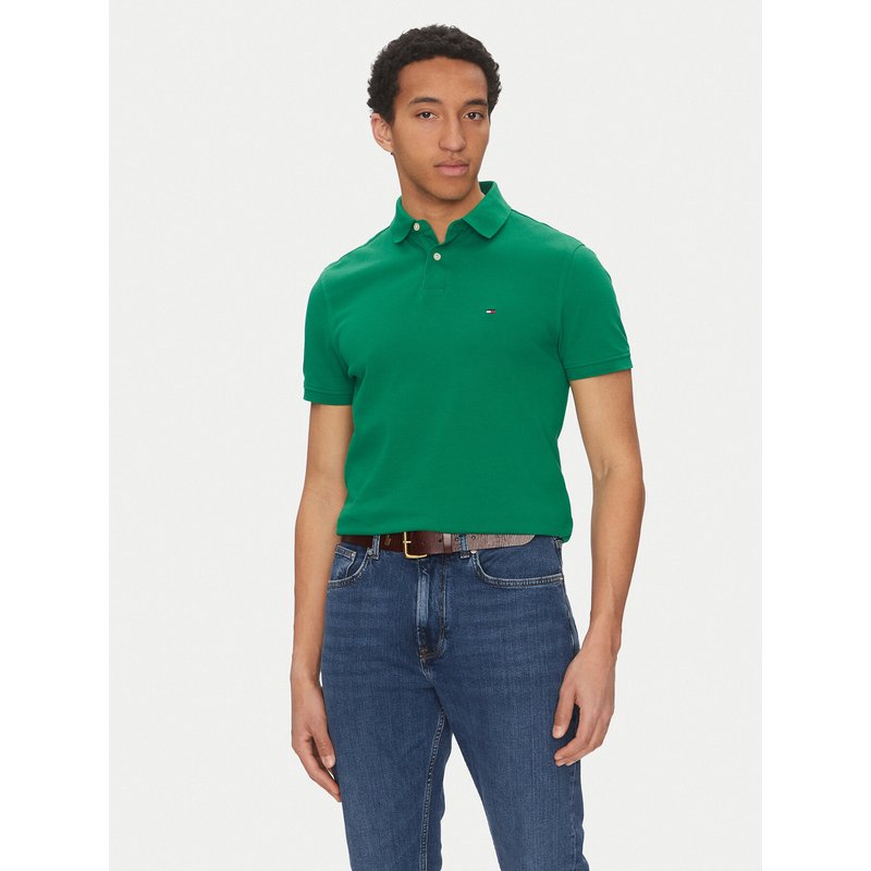 Tommy Hilfiger Poloshirt 1985 MW0MW17770 Grün Regular Fit