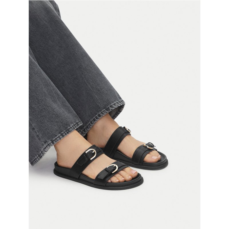 Pantoletten JENNY L09092 Schwarz