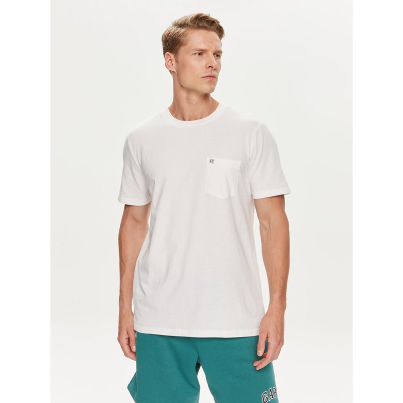 Gap T-Shirt 857901-04 Weiß Regular Fit