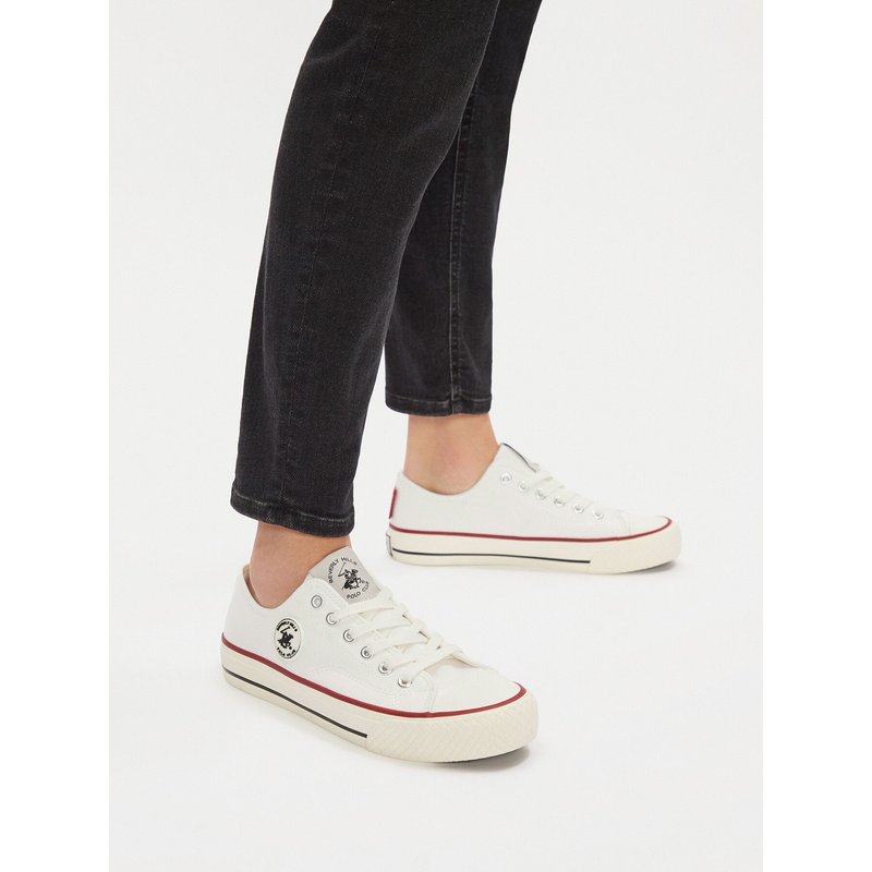 Sneakers aus Stoff Beverly Hills Polo Club WP40-OG-31-1 Creme