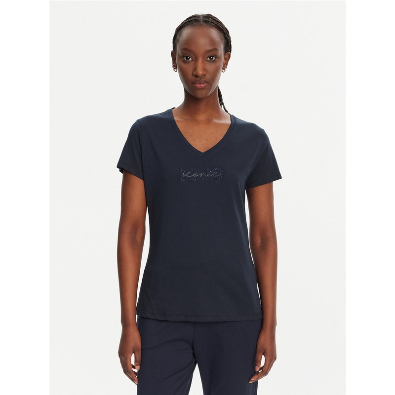 Liu Jo Sport T-Shirt TA5179 J6040 Dunkelblau Regular Fit