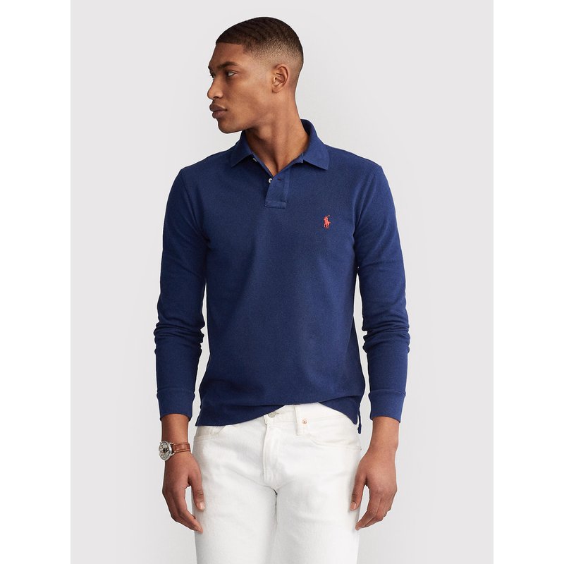 Polo Ralph Lauren Poloshirt 710681126038 Dunkelblau Slim Fit
