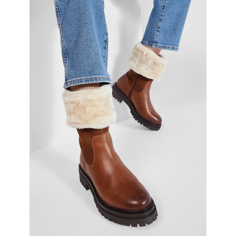 Stiefeletten Geox D Iridea M D04HRM 02246 C6001 Braun