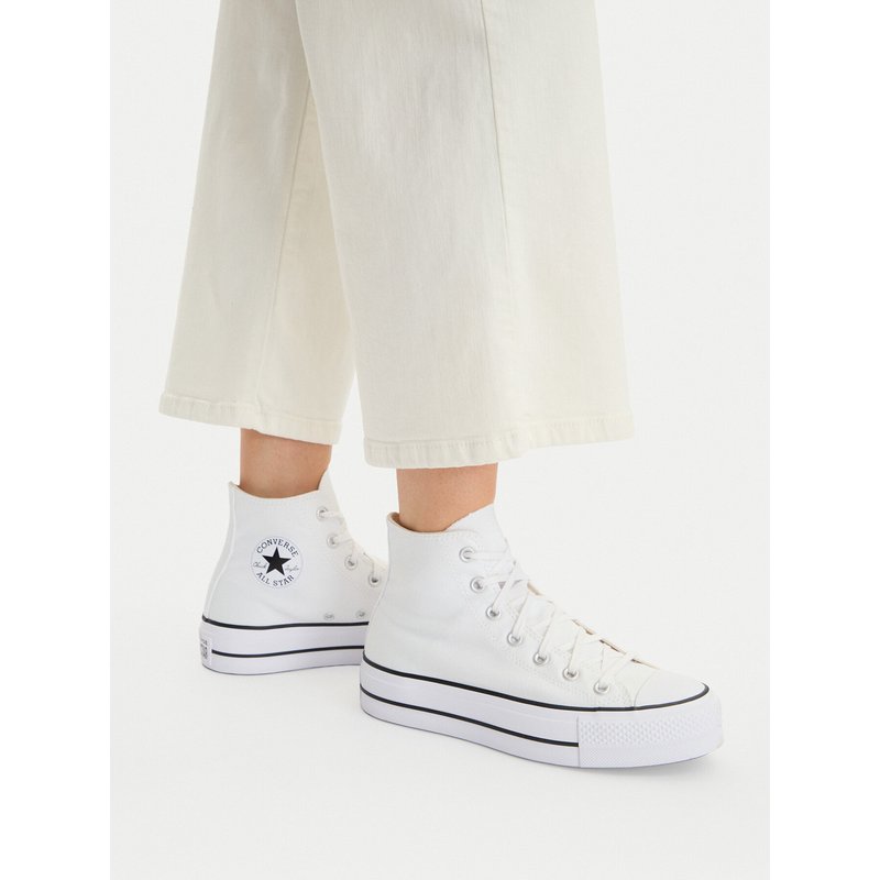 Sneakers aus Stoff Converse Chuck Taylor All Star Lft Hi 560846C Weiß