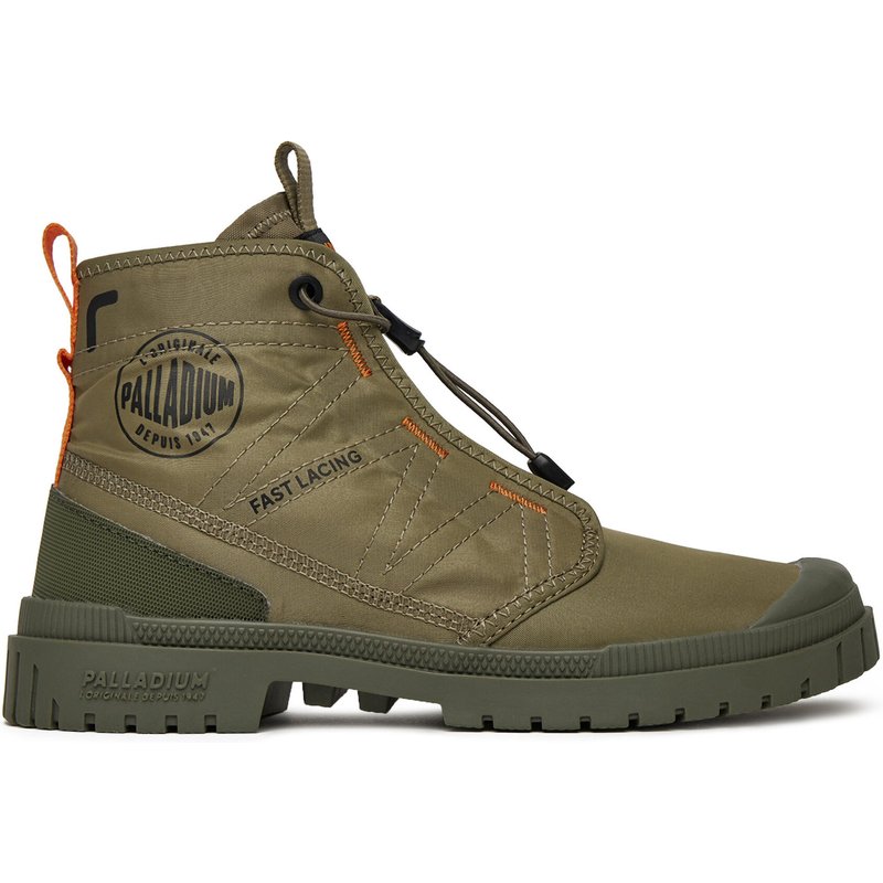 Schnürstiefeletten Palladium Sp20 Travel Hi 74476-377-M Grün