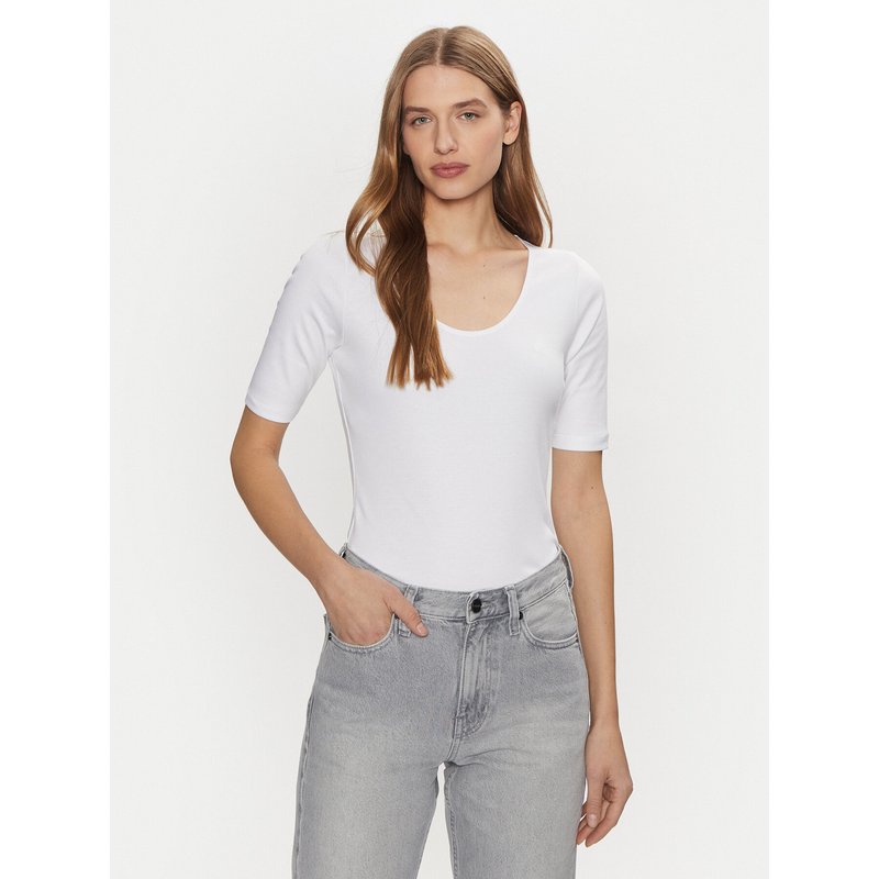 Calvin Klein T-Shirt K20K208050 Weiß Slim Fit