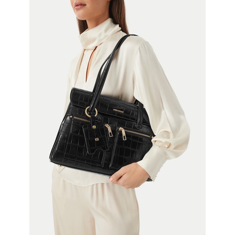 Handtasche GINO ROSSI C-LDA8555. Schwarz