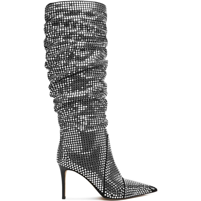Stiefel MICHAEL Michael Kors Dawn Heeled Boot 40F5DWHB7S Silberfarben