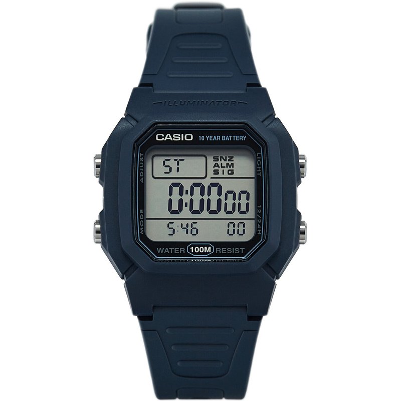 Uhr Casio Digital W-800H-2AVES Dunkelblau