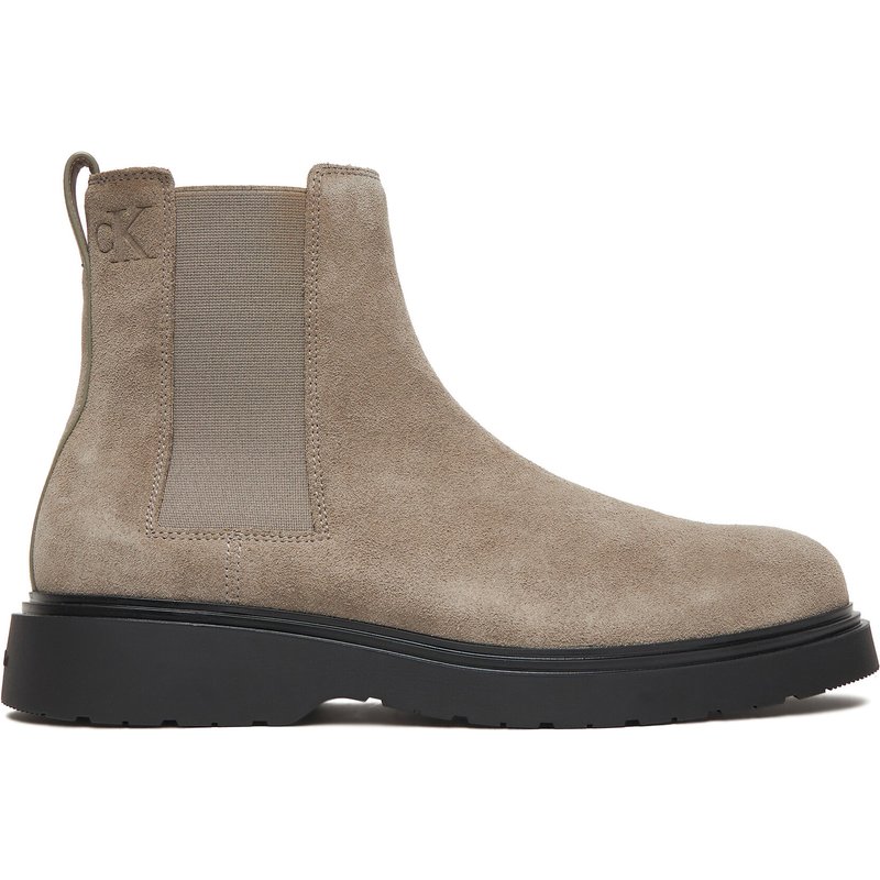 Klassische Stiefeletten Calvin Klein Combat Ess Chelsea Boot Su YM0YM01372 Beige