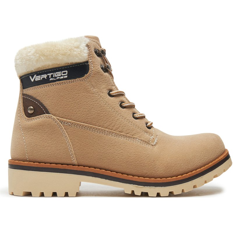Schnürstiefeletten Vertigo Alpes Castro W Beige