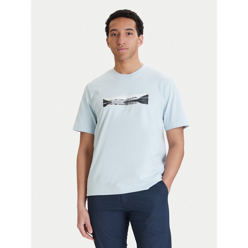 Jack & Jones T-Shirt Fusion 12289870 Hellblau Relaxed Fit