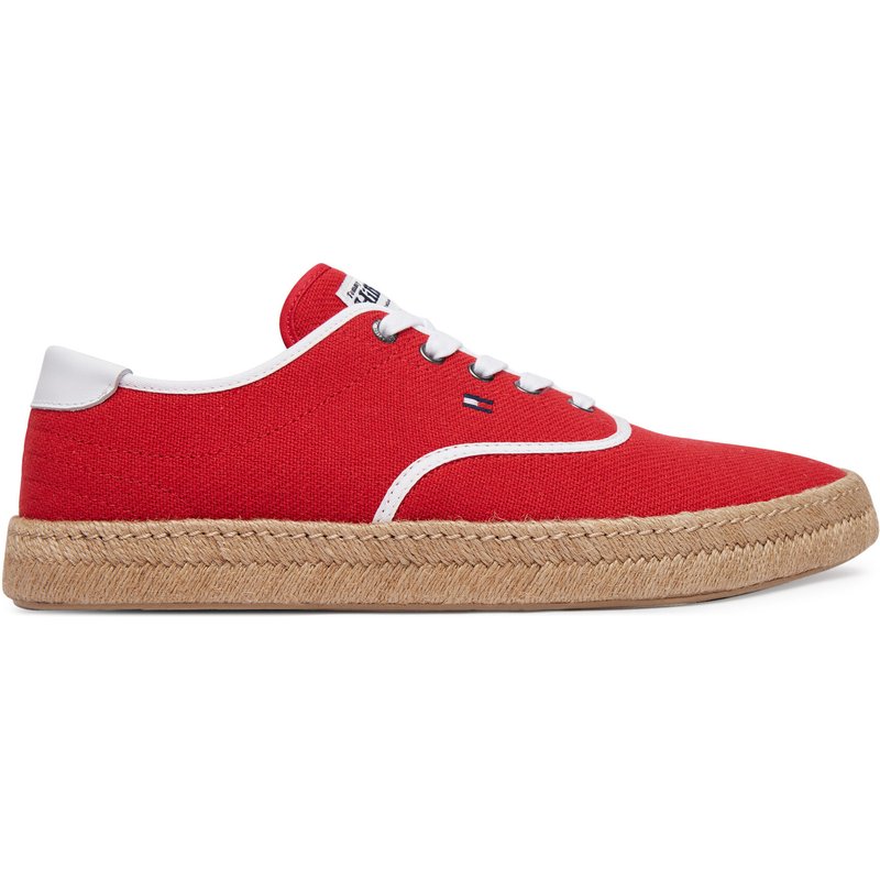 Espadrilles Tommy Hilfiger Th Hi Vulc Core Jutte Canvas FM0FM05872 Rot