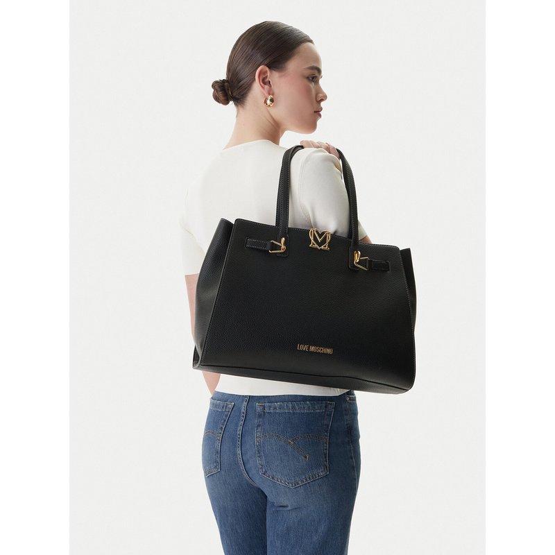 Handtasche LOVE MOSCHINO JC4124PP1OLM0000 Schwarz