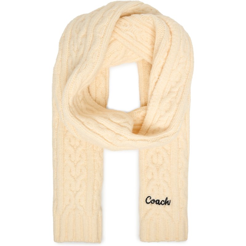 Schal Coach CCL89 Creme