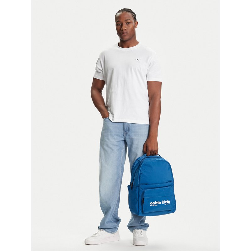 Rucksack Calvin Klein Jeans Ckj Graphic Ck Multi Funct Backp LV04G3162G Dunkelblau