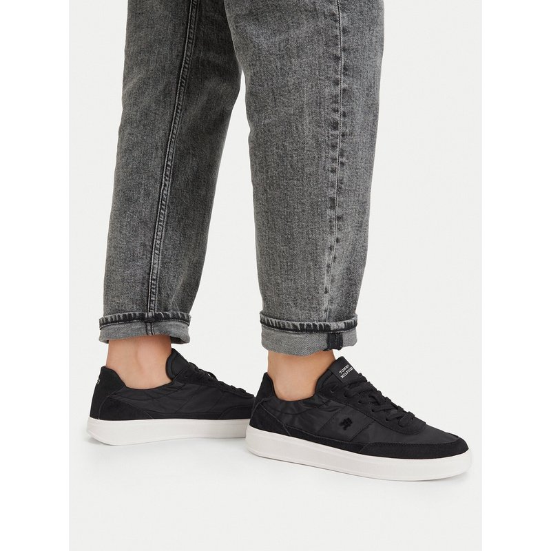 Sneakers Tommy Hilfiger Th Heritage Nylon Sneaker FW0FW09405 Schwarz