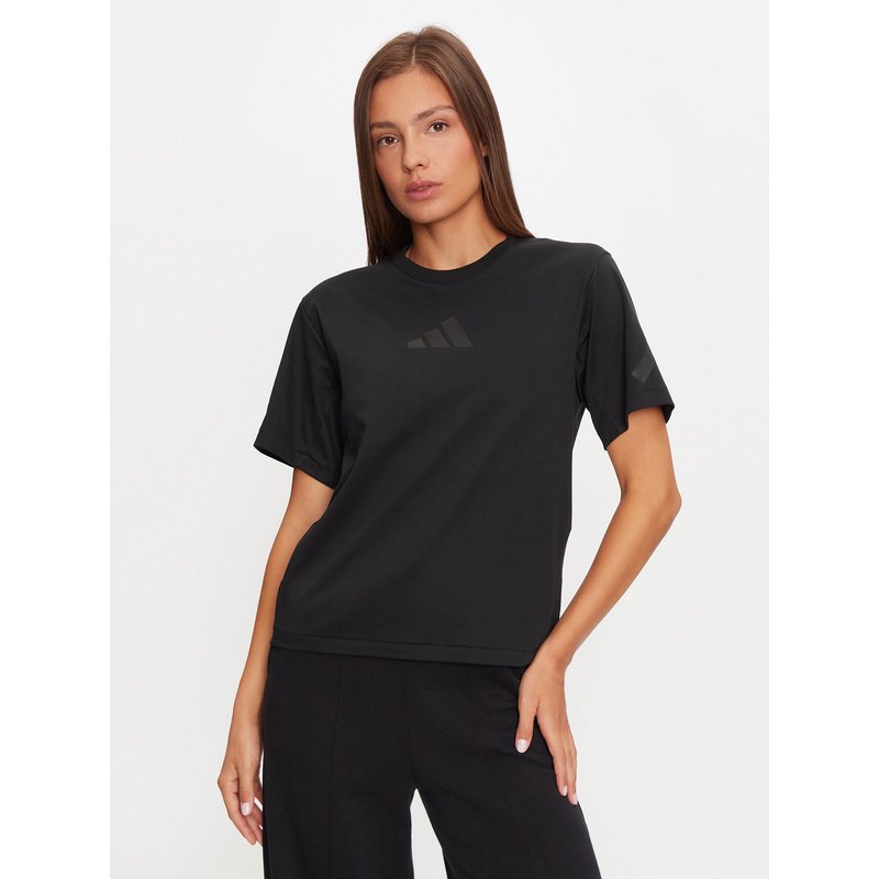 adidas T-Shirt Z.N.E. JE7846 Schwarz Regular Fit