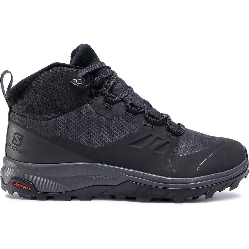 Trekkingschuhe Salomon Outsnap Cswp W 411101 20 V0 Schwarz