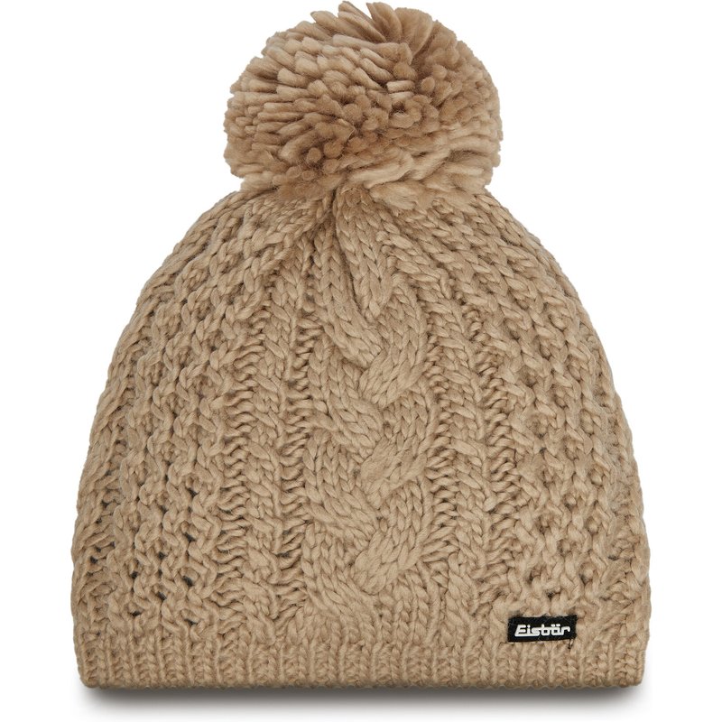 Mütze Eisbär Afra Pompon 75039 156 Grau