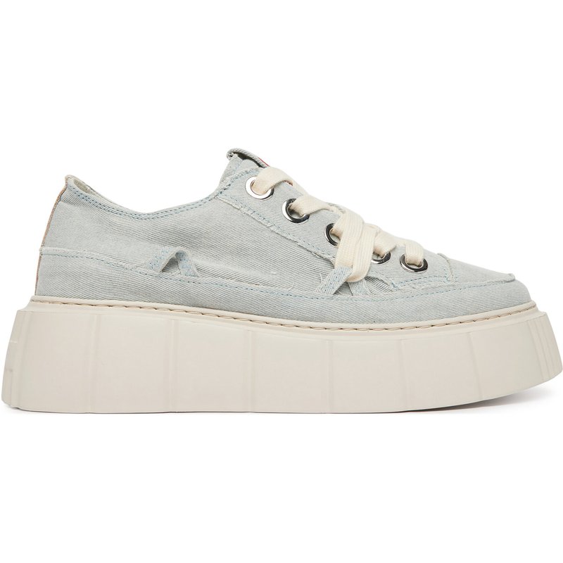 Sneakers Inuikii Matilda Frayed 1001-001-0181 Hellblau